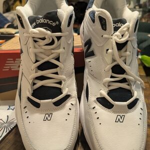 Nike New Balance Men's White and Black Sneakers